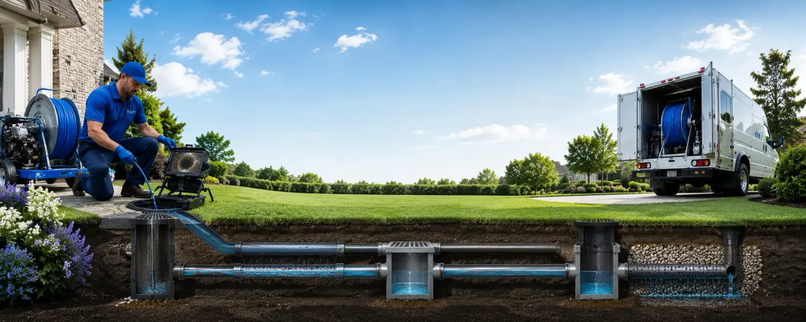 Outdoor drain cleaning information for Jerseyville, IL