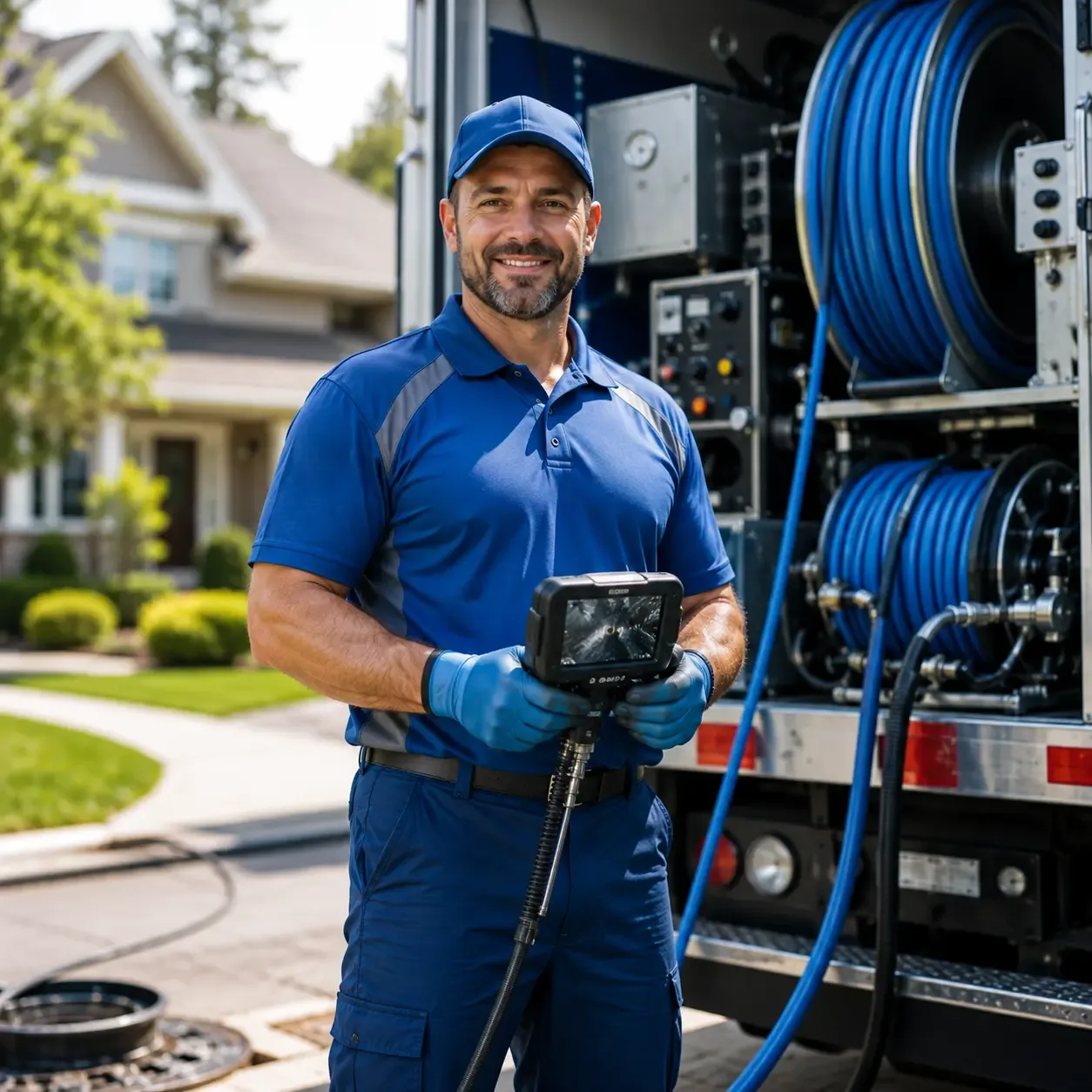 Local outdoor drain cleaning specialists in Jerseyville, IL